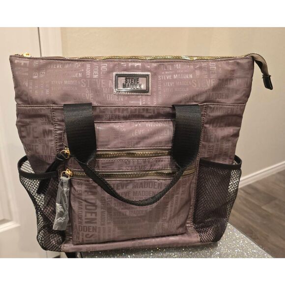 Steve Madden BJaxie Backpack Tote Bag- Olive main image 5